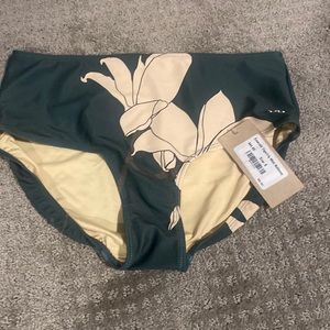 Mid waist swim bottoms